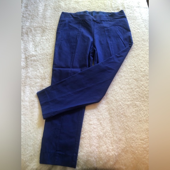 Chicos So Slimming Royal Blue Stretch Pants - size 3 - 38”w x 38” L - Picture 2 of 5